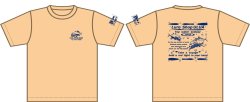 画像1: ルアーショップ ウルア オリジナルGT Tシャツ ver2 カラー：ライトオレンジ サイズ：LL