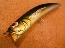 画像2: 【LureShop ULUA】×【ARUMOMIS】コラボ  フラウンダーロング 220mm 105g フローティングモデル カラー：ブルーイエローラップペイント