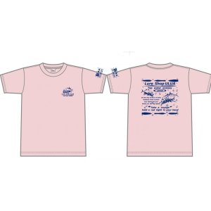 画像: ルアーショップ ウルア オリジナルGT Tシャツ ver2 カラー：ライトピンク  サイズ：L